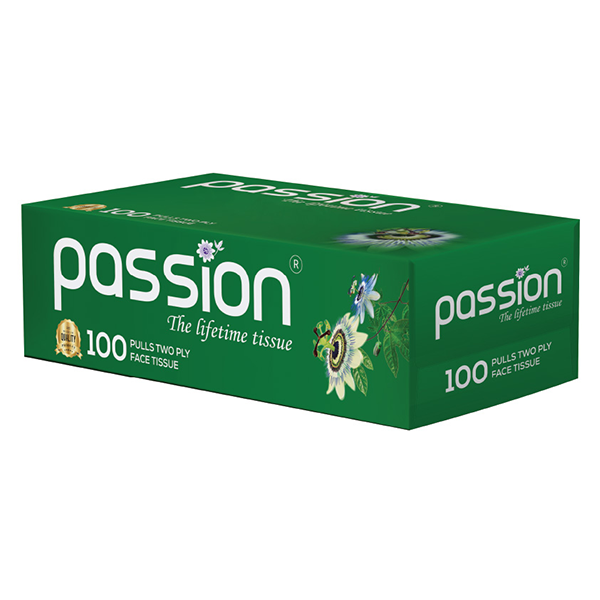Passion Face Tissue 100 Pulls