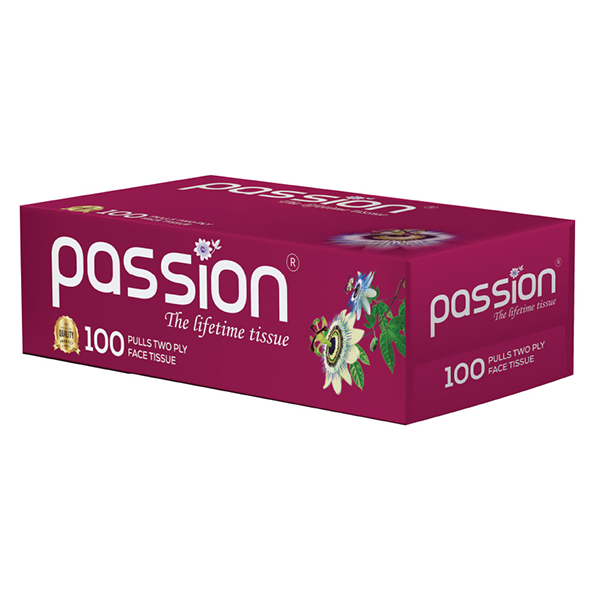 Passion Face Tissue 100 Pulls