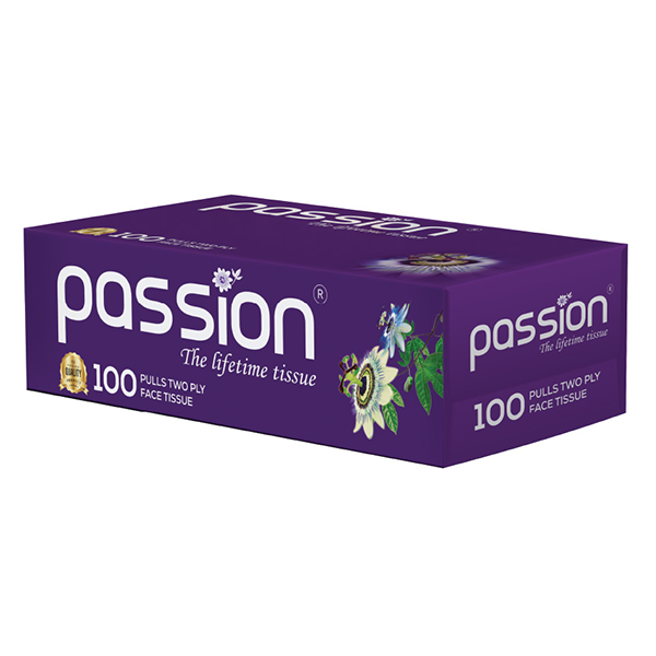 Passion Face Tissue 100 Pulls