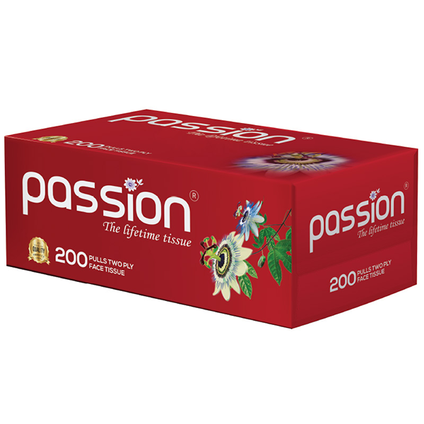 Passion Face Tissue 200 Pulls